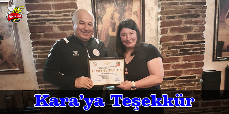 Habil Kara’ya Bulgaristan’da Anlamlı Ödül